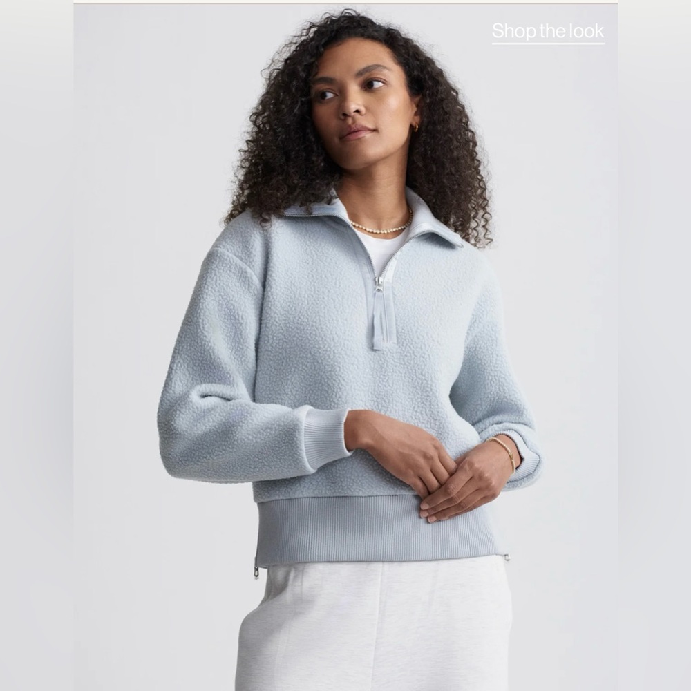 ▪️NWT Varley Roselle Half-zip Fleece Pullover - Picture 1 of 14